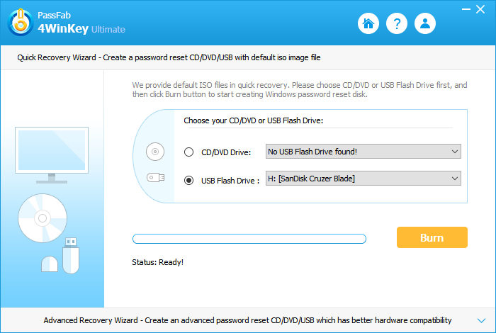 choose usb