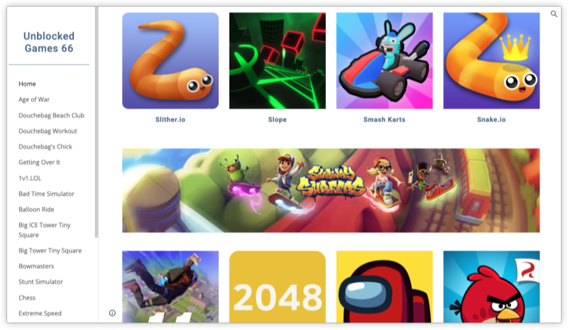 game sites for school