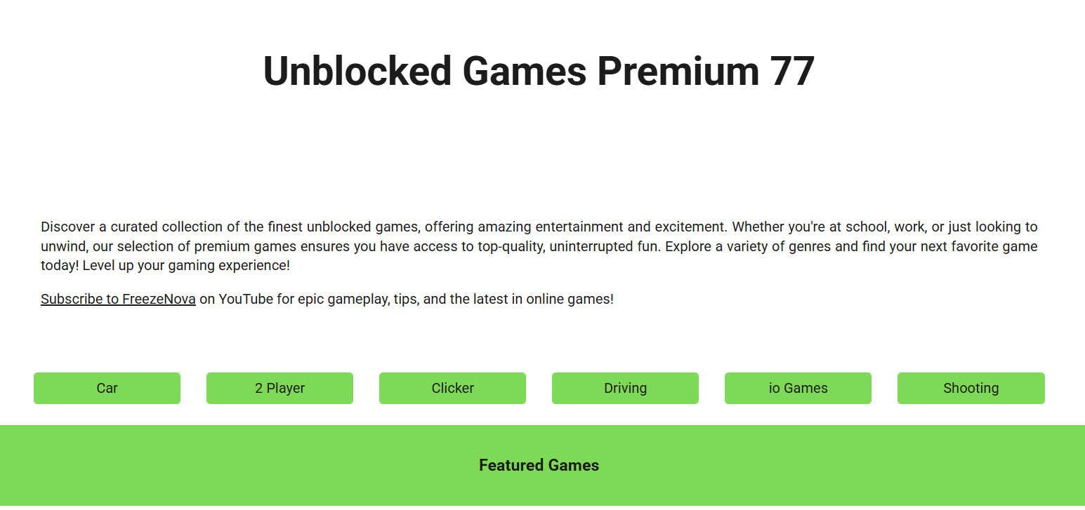 games for school unblocked
