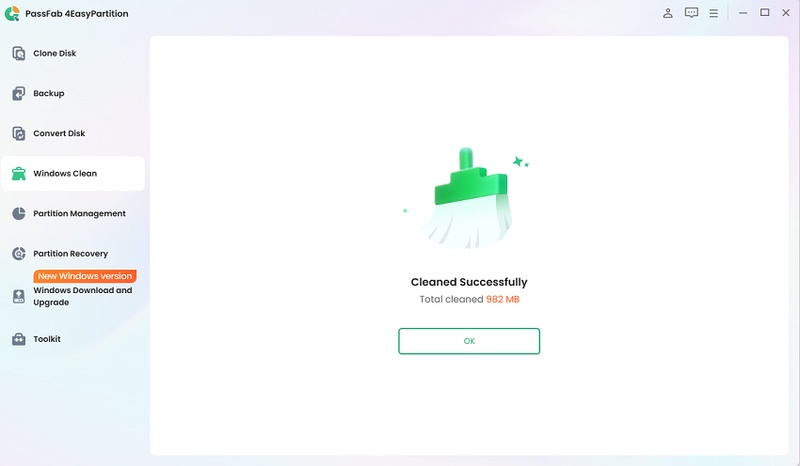 Clean Successfully
