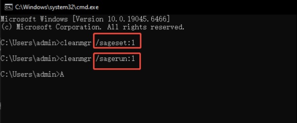 Run Disk Cleanup Command Line