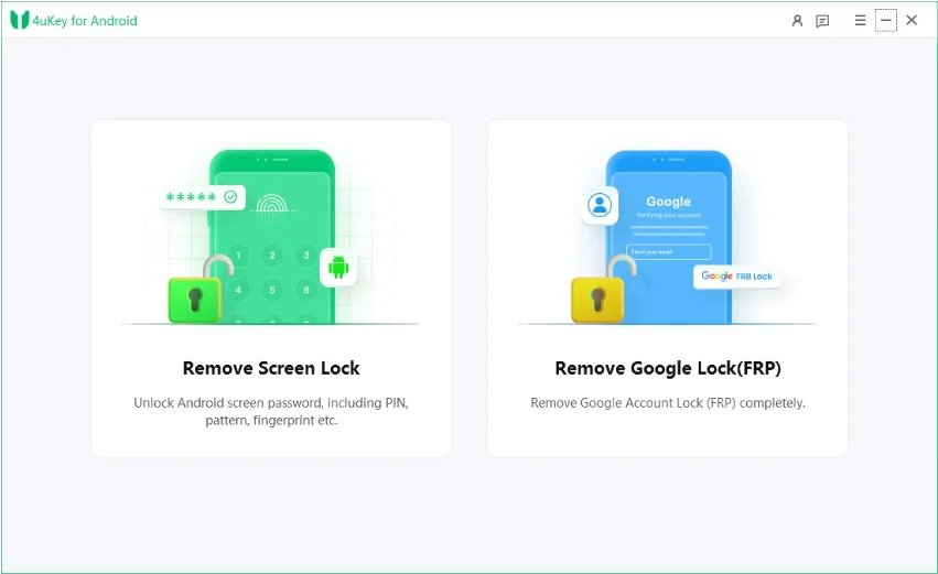 click remove google lock feature in passfab android unlock