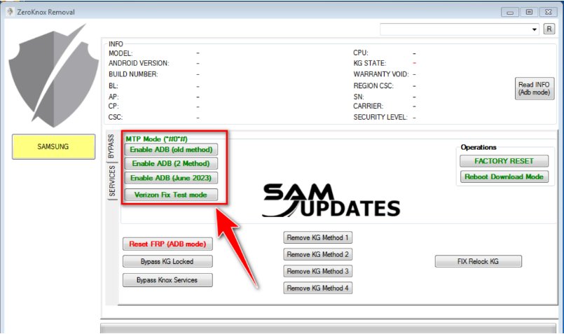 zeroknox removal tool samsung