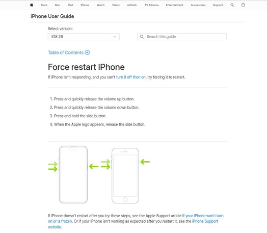 Force Restart Your Iphone
