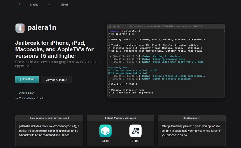 Palera1n Jailbreak Ios 27