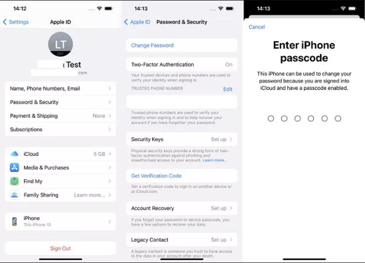 appleid apple com reset password iphone