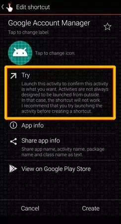 frp bypass quick shortcut maker