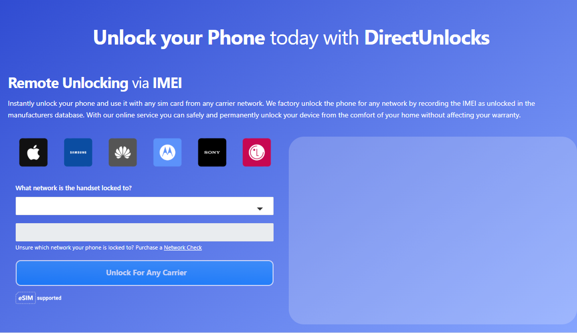 directunlocks unlock icloud online