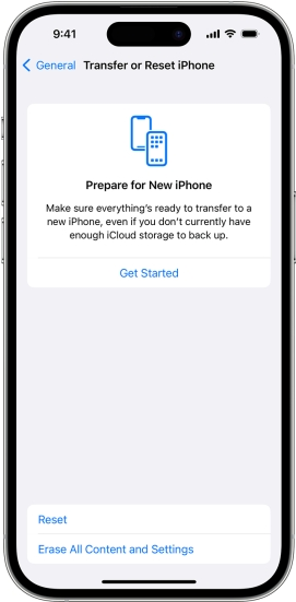 will resetting iphone delete everything