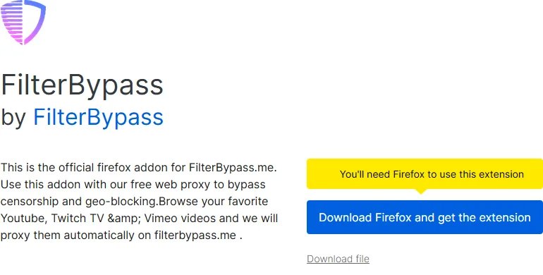 filterbypass web proxy
