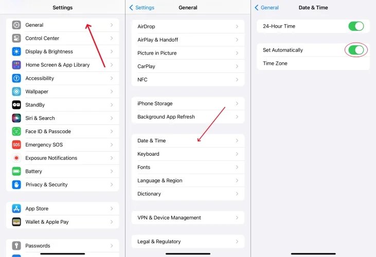 fix cannot connect to app store by check data and time