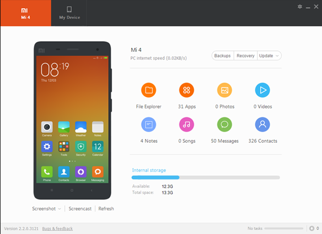 unlock mi phone via mi pc suite
