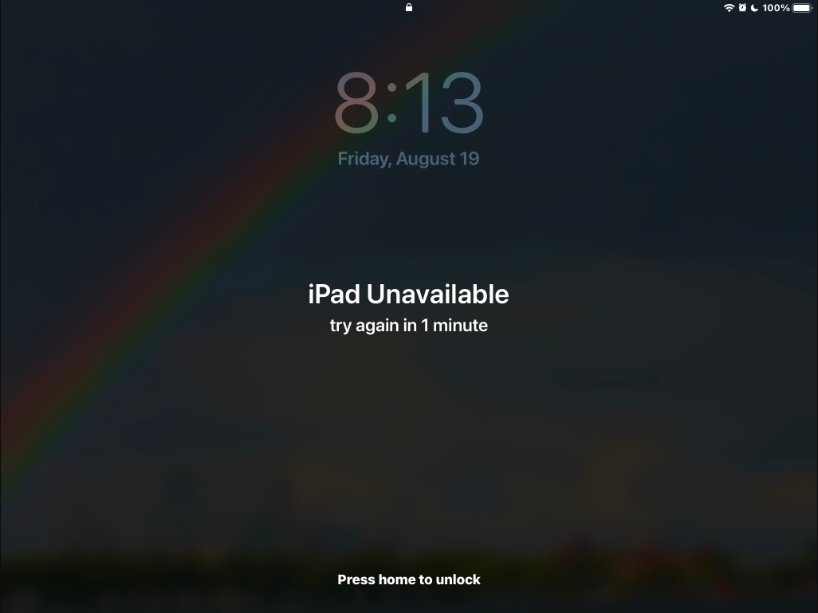 how to bypass ipad unavailable