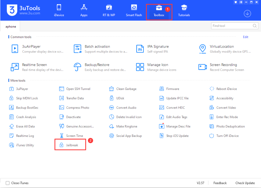 jailbreak iphone 6 using 3utools