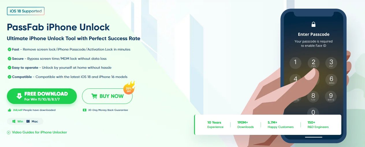 passfab iphone unlock software