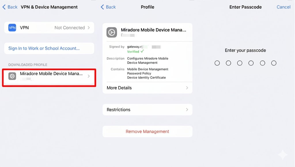 how to remove remote management iphone free