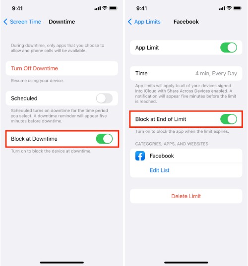 turn off ignore limit via family sharing