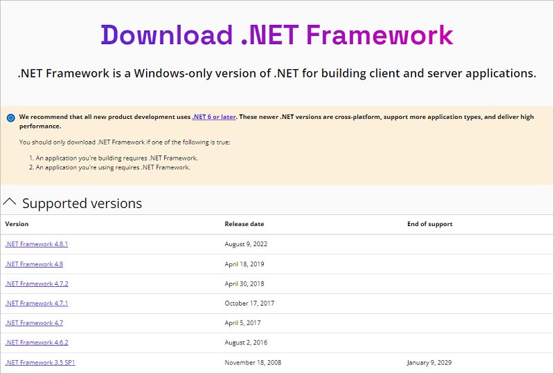 install .net framework
