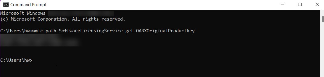 find windows 11 product via cmd