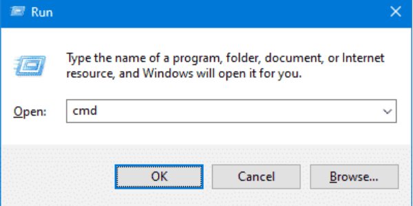 run cmd command