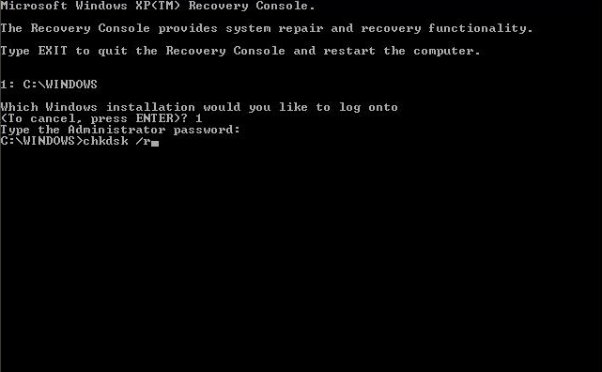 run windows disk check tool