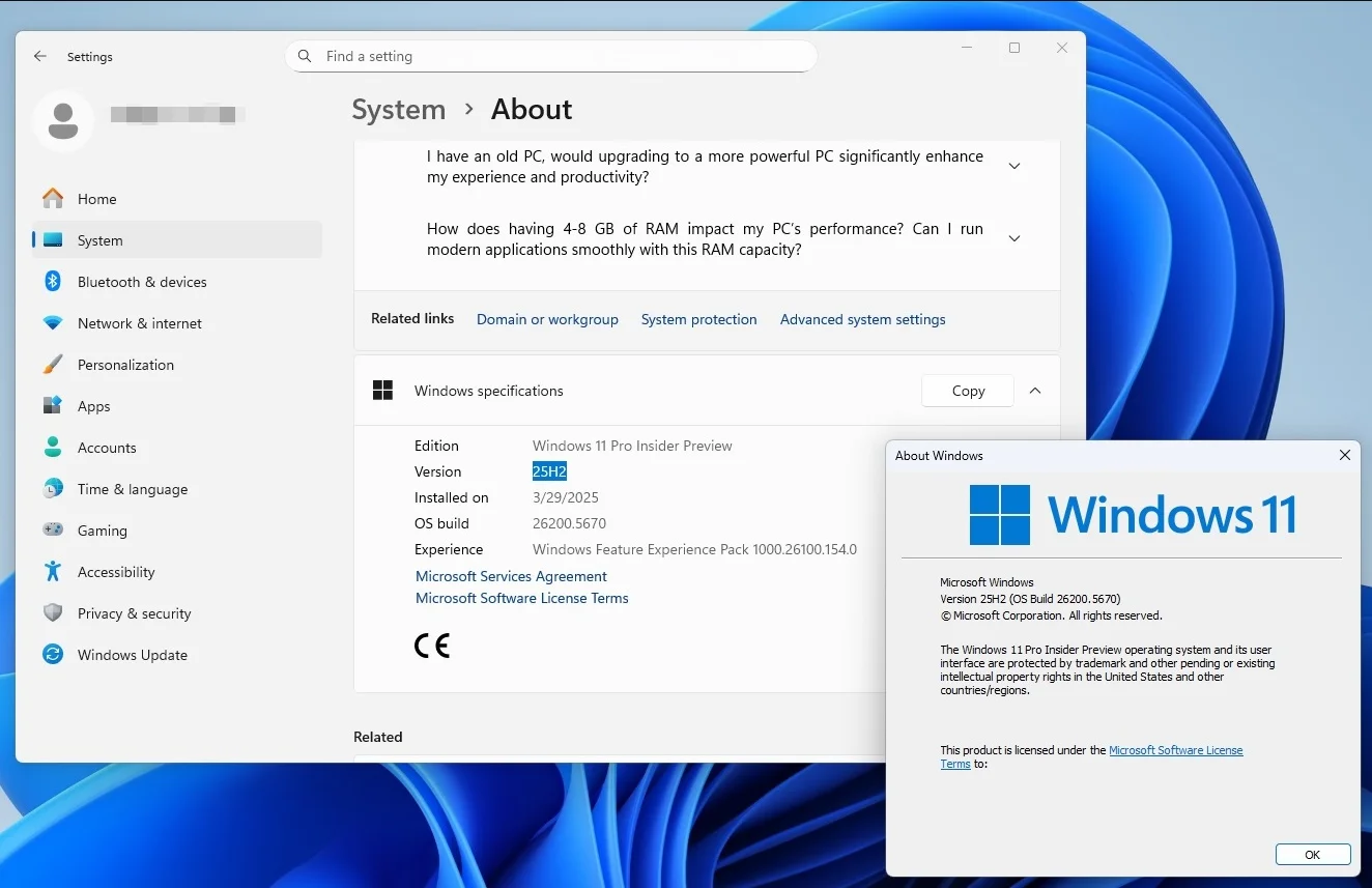 windows 11 version 25h2