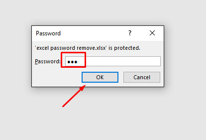 open password