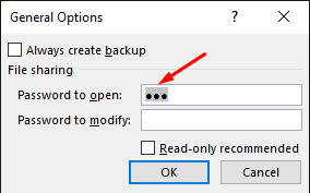 remove pasword to open