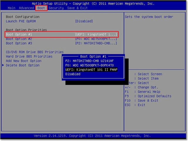 boot from usb uefi passfab 4winkey guide