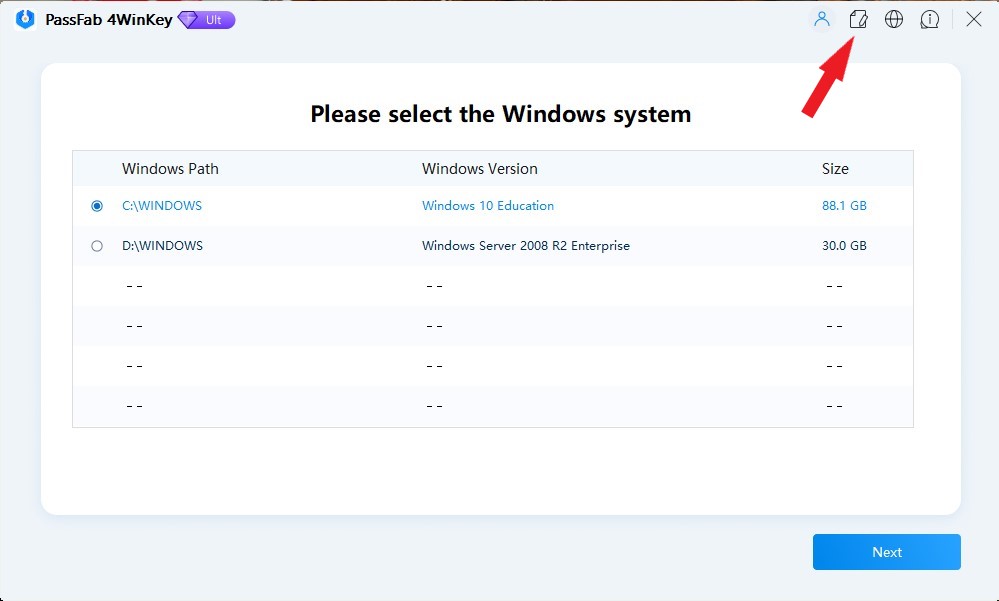 create log passfab 4winkey guide