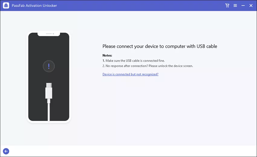 connect idevice to the computer to turn off find my