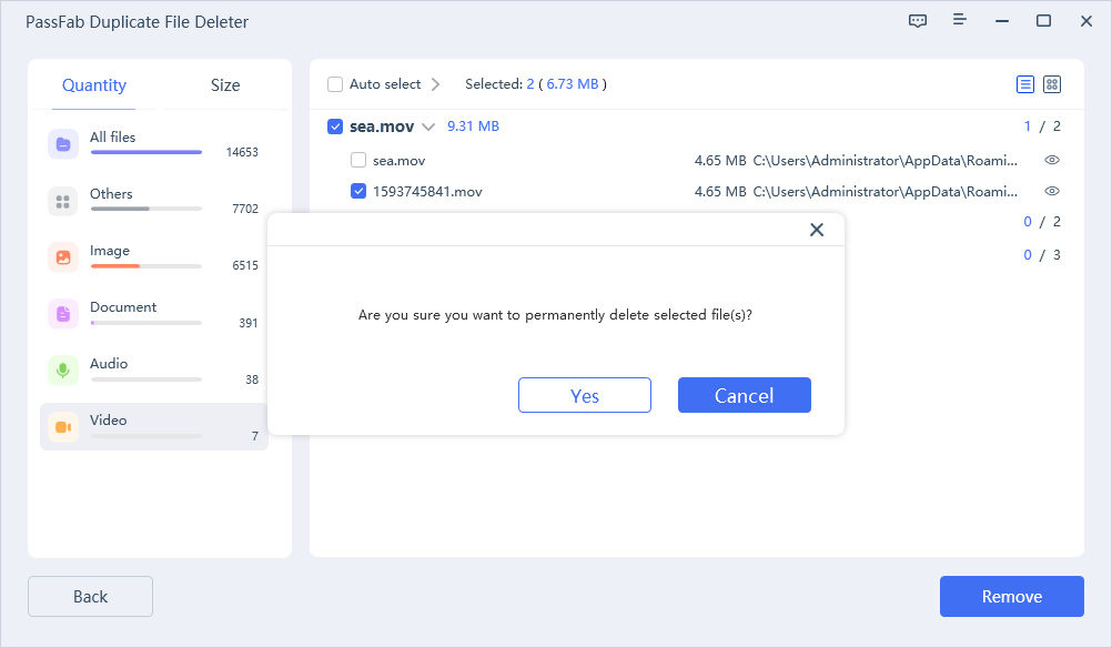 Delete Duplicate Files