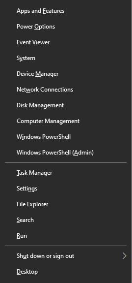select windows power shell