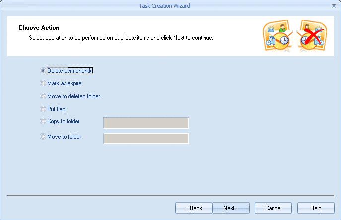 escolha uma ação a ser executada