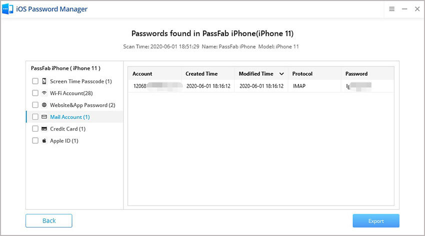 mail account passfab ios password manager guide