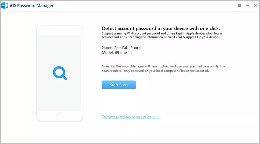detect and scan account password