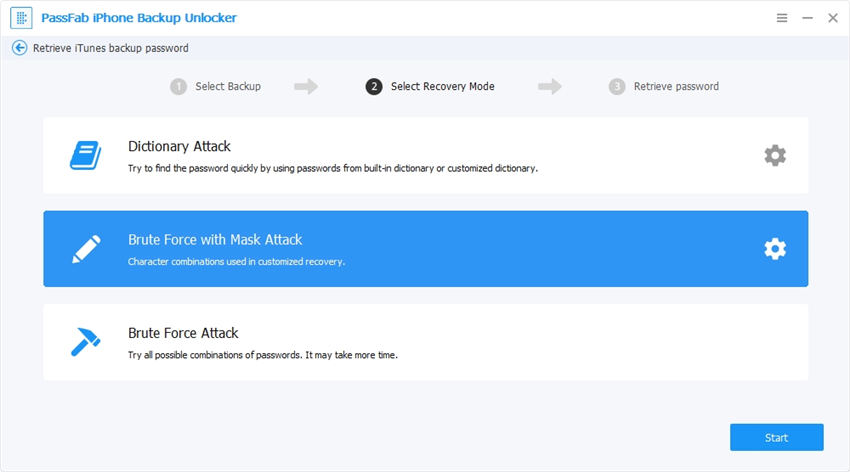 brute force with mask attack