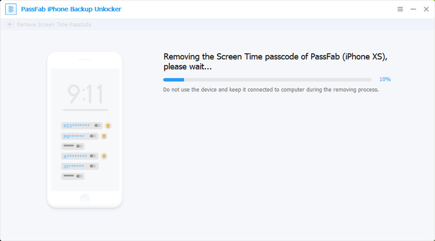 wait for removing process