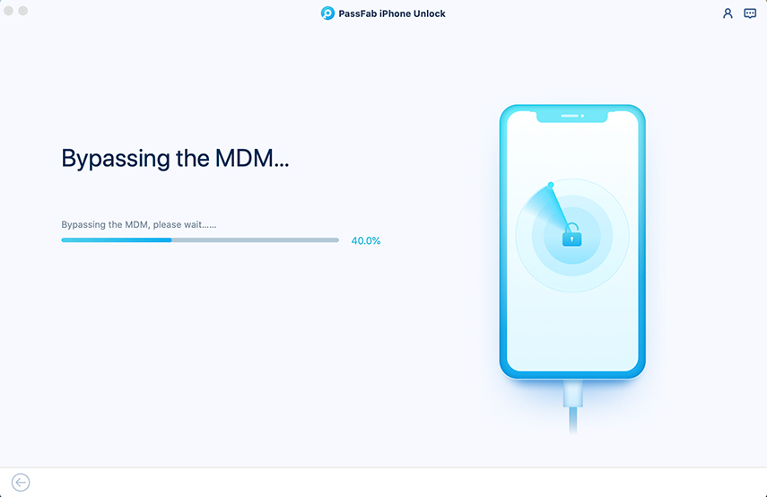 bypassing mdm on iphone in passfab iphone unlocker