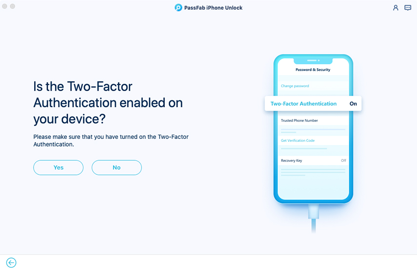 remove apple id successfully in passfab iphone unlocker for mac