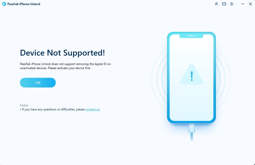 not supported if not set screen lock