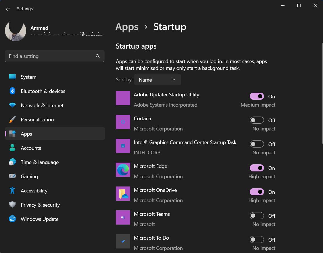 Disable Unwanted Startup Programs