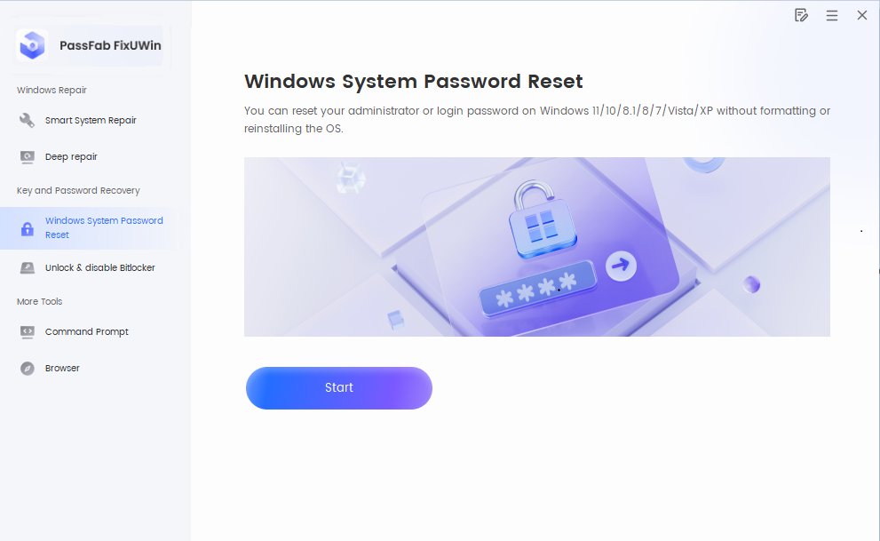reset windows password