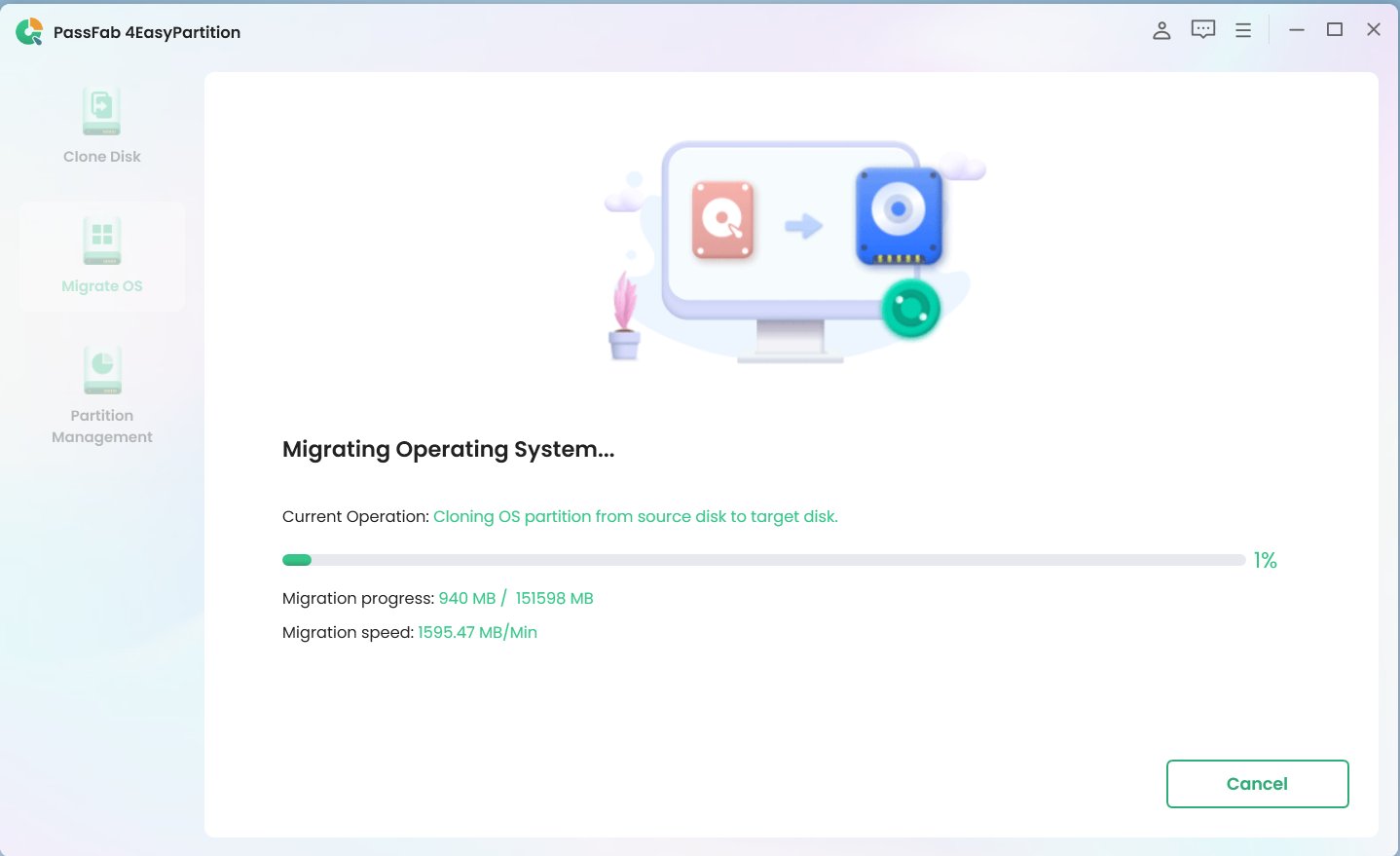 migration in progress