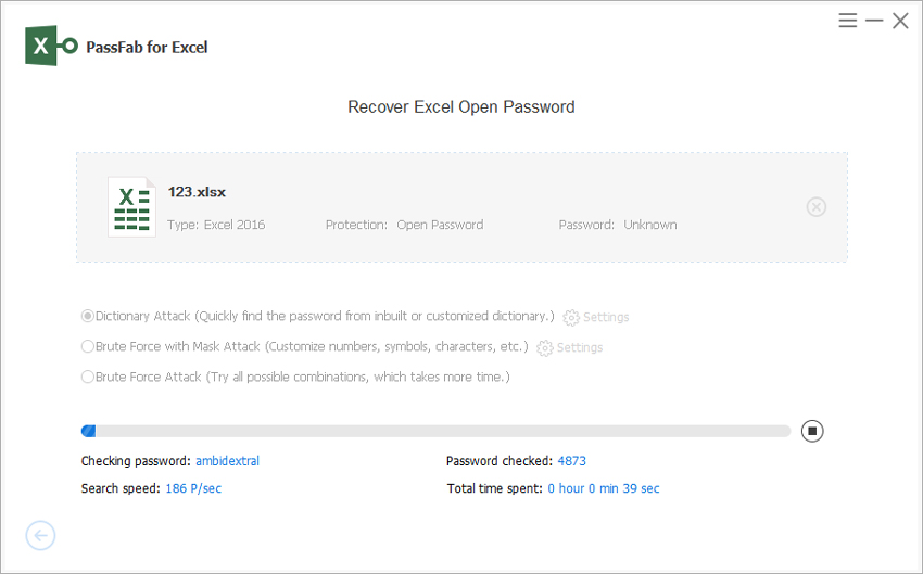 recovering password
