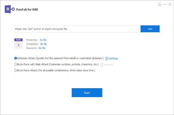 rar password recovery in passfab for rar