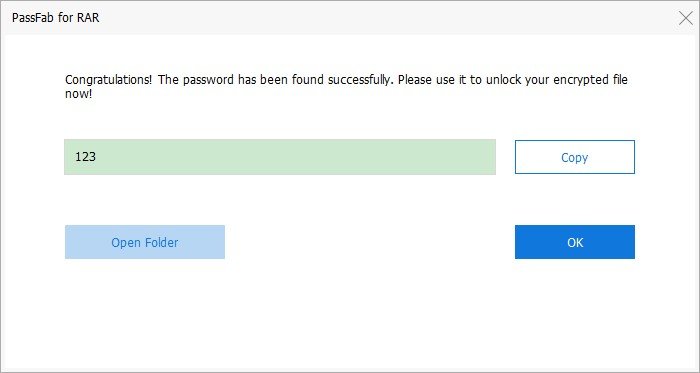 recover password to unlock winrar with passfab for rar
