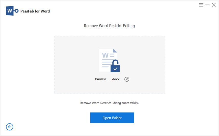remove-word-restrict-editing-successfully
