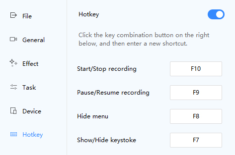 hotkey tab