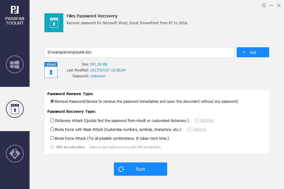 remove excel password